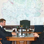 Встреча врио Губернатора Рязанской области Николая Любимова и Митрополита Рязанского и Михайловского Марка