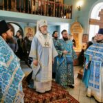 Благочинный Михайловского второго округа разделил радость престольного торжества с прихожанами Иверского храма п. Октябрьского