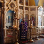 Таинство Елеосвящения в храме Рождества Богородицы с.Новопанское 2012г.