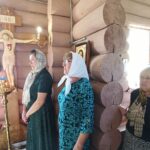 В День Рождества Иоанна Предтечи в Успенском храме села Аннино Божественную литургию возглавил протоиерей Александр Добродеев