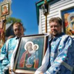 В Никольском храме села Пушкари встретили летний праздник в честь чтимого образа «Отрада и Утешение»