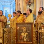 Архипастырский визит и двойной праздник в Никольском храме села Стрелецкие Выселки