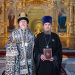 Клирики Михайловского второго благочиния сослужили митрополиту Рязанскому и Михайловскому Марку